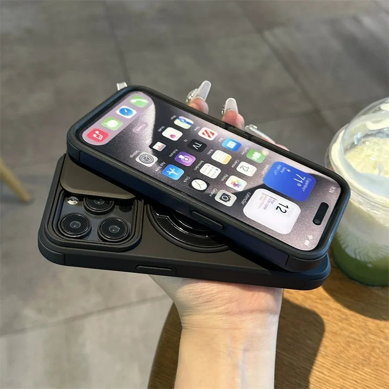 💎 Luxuriöse MagSafe-Funkladehülle für iPhone