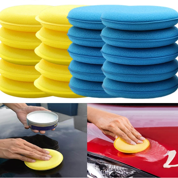 Auto-Polier- & Wachspads - Hochdichter Schaumstoff für perfekte Fahrzeugpflege