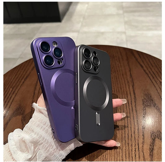 🔥 Wireless Charge Luxus Magsafe Hülle für iPhone