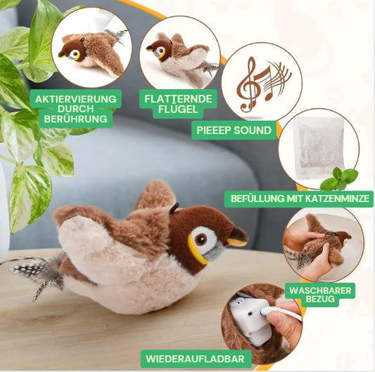 CrazyBirdie - der interaktive Spaßvogel für deine Katze